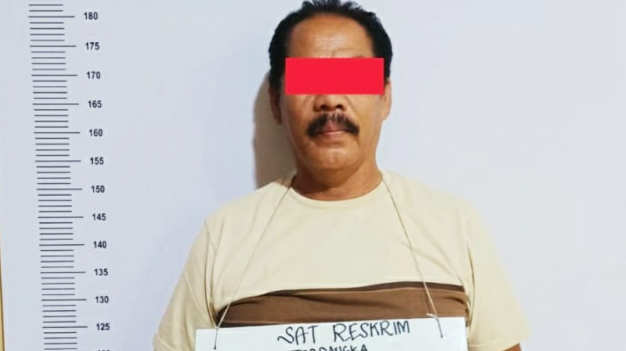 Tersangka SN, pelaku penipuan masuk anggota Polri.