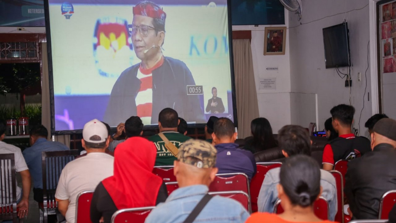 Foto Debat Cawapres Ketua Tpd Sumut Pemilih Cerdas Memilih Ganjar Dan Mahfud Md