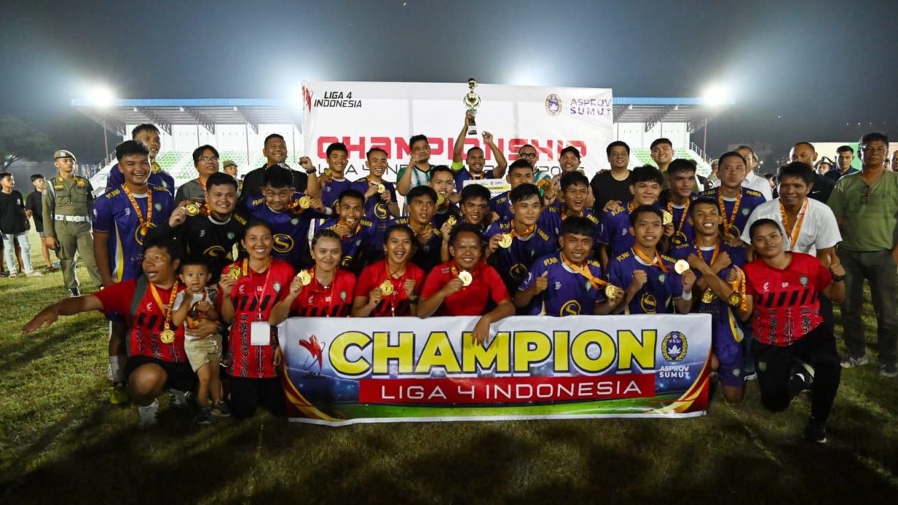 Victory Dairi juara Liga 4 Sumut usai menang dari PS Kwarta.