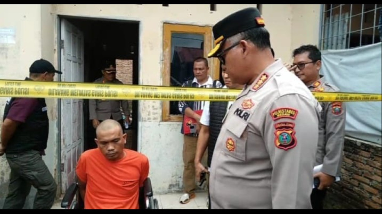 FES pelaku pembunuhan kekasihnya yang dibuang di sumur.