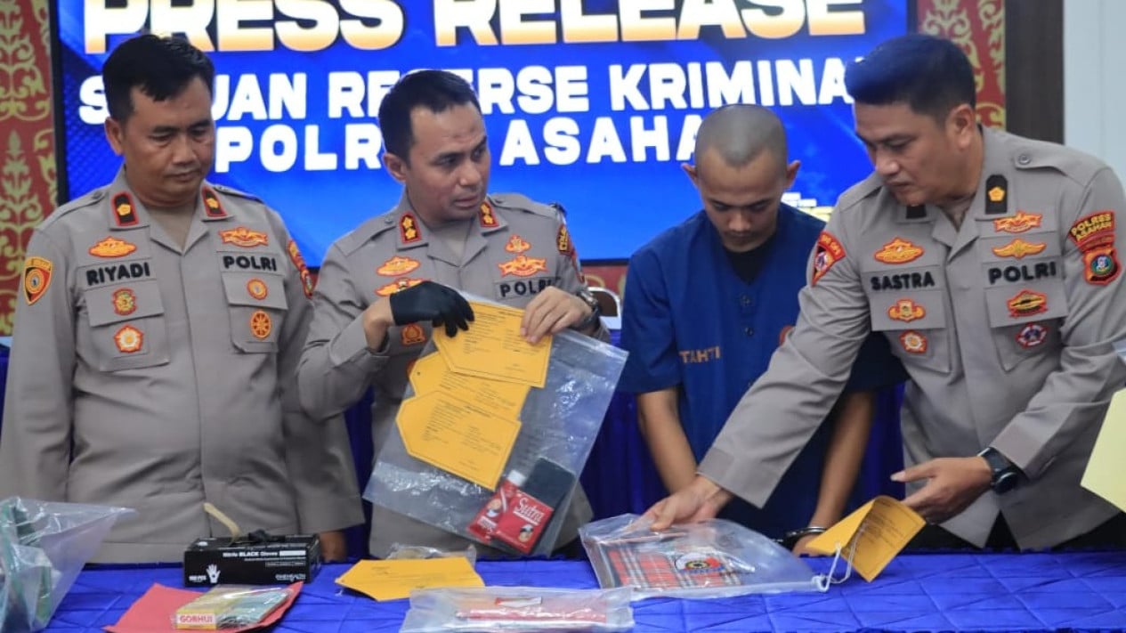 AL, pelaku pencabulan gadis dibawah umur.