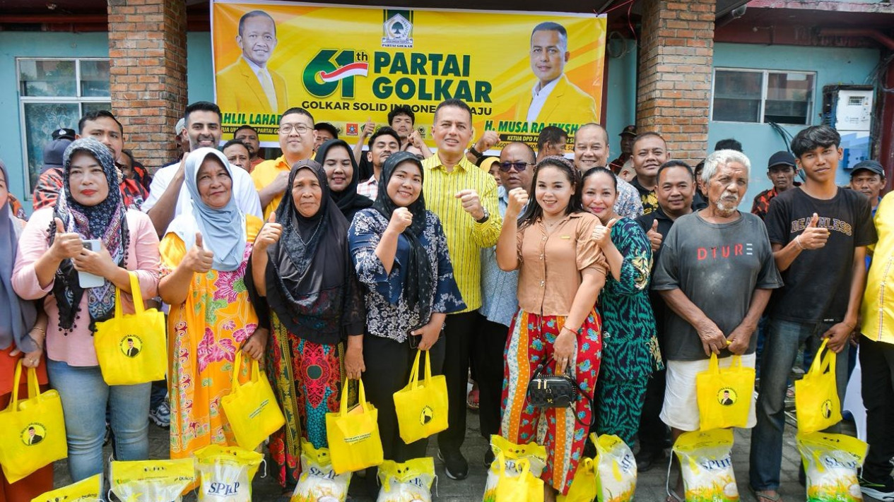 DPD Golkar Sumut Gelar Baksos Jelang HUT ke-61, Ijeck: Kami Hadir Tidak Hanya saat Pemilu