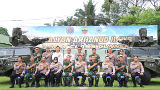 Jalin Silaturahmi, Kapolres Binjai Kunjungi Batalyon Arhanud 11/WBY