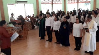 111 Anggota PPS KPU Binjai Dilantik, Tiap Kelurahan 3 Orang