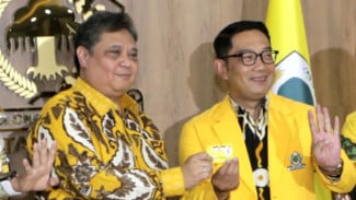 Tak Mudah, Ini Titah Airlangga Hartarto ke Ridwan Kamil Sejak Gabung ke Golkar