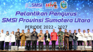 Pelantikan Pengurus SMSI Sumut, Gubsu: Pembangunan di Sumut Diharapkan Kerja Sama dengan Media
