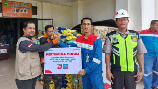 Longsor di Natuna, Pertamina Sumbagut Kirim Bantuan