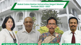 Pendaftaran Ditutup, Ini 4 Bacalon Rektor Unimed Periode 2023-2027
