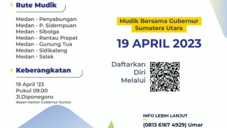 Catat Tanggalnya, Pemprov Sumut Gelar Mudik Gratis Lebaran 2023