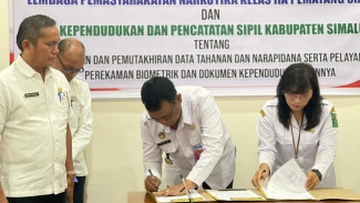 Pemilu 2024, Lapas Kelas II A Pematangsiantar - Disdukcapil Simalungun Validasi Data WBP