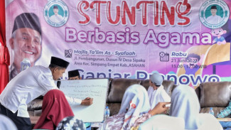 Edukasi Masyarakat Cegah Stunting, Ini yang Dilakukan TGS Ganjar Sumut di Asahan