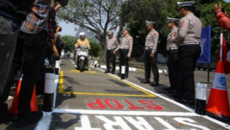 Ini Lajur Baru Ujian SIM Motor, Resmi Hari Ini Berlaku Seluruh Indonesia
