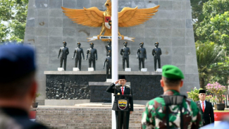 Pj Gubernur Sumut, Hassanudin menjadi Inspektur Upacara Hari Kesaktian Pancasila 2023 di Sumut. Pj Gubernur Sumut, Hassanudin menjadi Inspektur Upacara Hari Kesaktian Pancasila 2023 di Sumut.