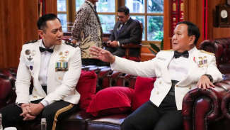 AHY bersama Menteri Pertahanan, Prabowo Subianto. AHY bersama Menteri Pertahanan, Prabowo Subianto.