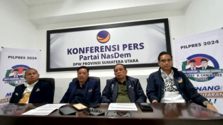 Ketua DPW Nasdem Sumut, Iskandar, ST berikan keterangan terkait kunjungan Anies Baswedan. Ketua DPW Nasdem Sumut, Iskandar, ST berikan keterangan terkait kunjungan Anies Baswedan.