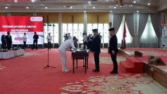 Sugeng Riyanta Dilantik Jadi Pj Bupati Tapteng, Pj Gubsu: Pemilu 2024, Jaga Netralitas