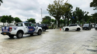 Persimpangan rumah dinas Gubernur Sumut, Jalan Sudirman. Persimpangan rumah dinas Gubernur Sumut, Jalan Sudirman.