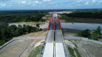Fungsional 2 ruas baru di Jalan Tol Trans Sumatera (JTTS). Fungsional 2 ruas baru di Jalan Tol Trans Sumatera (JTTS).
