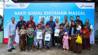 Wujud Kepedulian Masyarakat, Pertamina Gelar Khitanan Massal di Medan Belawan