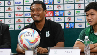 Asisten Pelatih PSMS Medan, Legimin Raharjo. Asisten Pelatih PSMS Medan, Legimin Raharjo.
