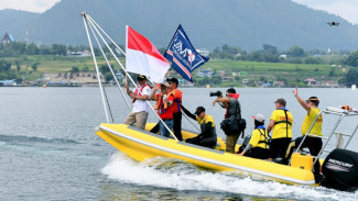 Ribuan Penonton Tumpah Ruah Saksikan F1 Powerboat 2024 Danau Toba