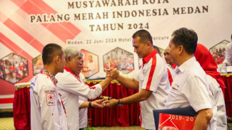 Kembali Pimpin PMI Kota Medan Periode 2024-2029, Ini Kata Musa Rajekshah