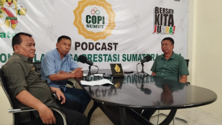 Ketua PJSI Sumut, M Arief Fadhillah saat podcast news plus COPI Sumut. Ketua PJSI Sumut, M Arief Fadhillah saat podcast news plus COPI Sumut.