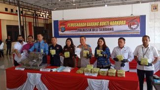 Narkoba Jaringan Internasional Diungkap Polresta Deli Serdang, Transaksi Capai Rp13 Miliar