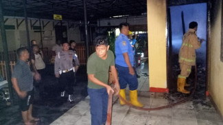 Ruang Satuan Intelkam Polresta Deliserdang Terbakar, Kapolresta : Korsleting Arus Listrik