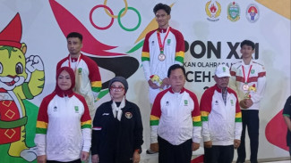 Atlet Senam Asal Riau Kembali Sabet Emas di Nomor Perorangan Putra PON 2024