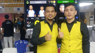 Pebiliar ganda putra Sumut, Jefri Zen-Punguan Sihombing. Pebiliar ganda putra Sumut, Jefri Zen-Punguan Sihombing.