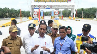 Kunker Terakhir di Sumut, Presiden Jokowi Resmikan Tol Indrapura-Kisaran Seksi 2