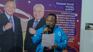 Calon Bupati Humbahas nomor urut 2, Hendri Tumbur Simamora.