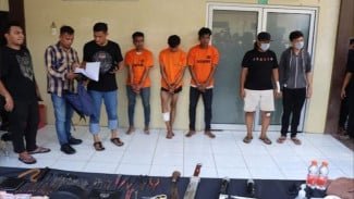 4 Begal Sadis Ditangkap, 1 Tembak Mati Usai Serang 2 Polisi