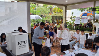 Nyoblos Ditemani Kahiyang Ayu dan Anaknya, Bobby Nasution: Kita Optimis Menang