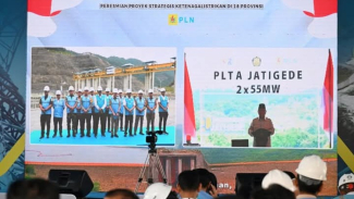 Presiden RI, Prabowo Subianto meresmikan PLTA Asahan 3. Presiden RI, Prabowo Subianto meresmikan PLTA Asahan 3.