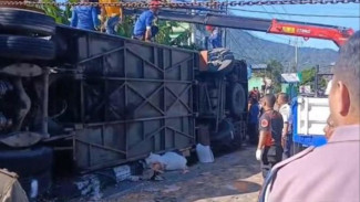 Korban Meninggal Dunia Kecelakaan Bus ALS di Padang Panjang Banyak Warga Sumut