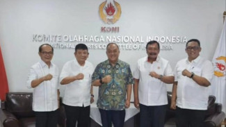 Temui Marciano Norman, Paman Bobby Nasution Sampaikan Kepengurusan KONI Sumut 2025-2029