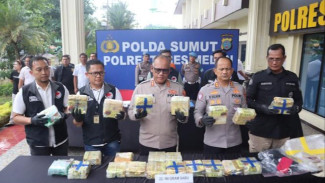 Polrestabes Medan Tangkap Residivis Narkoba, Sita Sabu 22 Kg