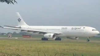Detik-detik Pesawat Saudi Airlines Kembali Terima Teror Bom dan Mendarat Darurat di Kualanamu