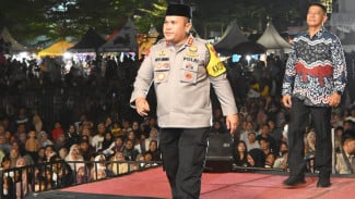 Pengamanan Rangkaian Hari Jadi Kabupaten Labusel, Polres Terapkan Siruatan