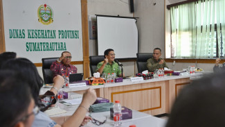 Sekdaprov Sumut Kunjungi Dinkes, Ingatkan Fokus Program Prioritas Kesehatan