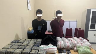 Bawa Sabu 28 Kg dan 60 Ribu Pil Ekstasi, 2 Warga Jakarta Pusat Ditangkap di Batubara