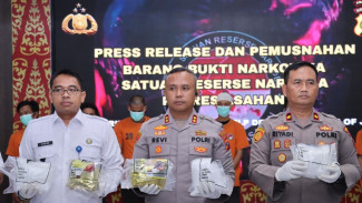Polisi Gagalkan Penyelundupan Sabu 33 Kg Asal Malaysia, 6 Pelaku Ditangkap