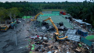 Diduga Sarang Narkoba, Pemprov Sumut Robohkan Bangunan Diskotik CDI di Deli Serdang