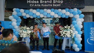 Jawab Permintaan Konsumen, Midea Resmikan Brand Shop Rumah Tangga Pertama di Medan
