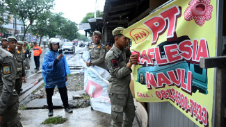 Tim Gabungan Tertibkan Angkutan Travel di Jalan SM Raja dan Jamin Ginting Medan