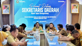 Ajak ASN Dinas Kominfo Perkuat Kerja Sama Tim, Sekda Sumut: Jangan Merasa Lebih Hebat