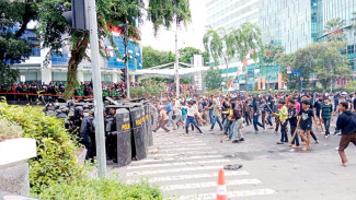 3.195 Orang Ditangkap Perusakan Saat Demontrasi, 55 Jadi Tersangka