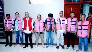 Kejati Sumut Tahan 8 Tersangka Kasus Dugaan Korupsi Jalan di Kabupaten Batubara